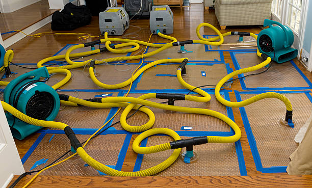 Professional Water Extraction technician working in Garden City, SC